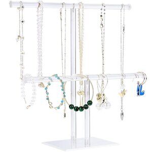 Jewelry Stand Necklace Holder, Acrylic Jewelry Display Holder, Necklace and Brac